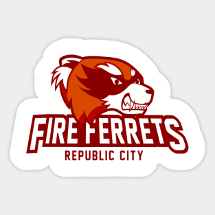 Republic City Fire Ferrets Sticker